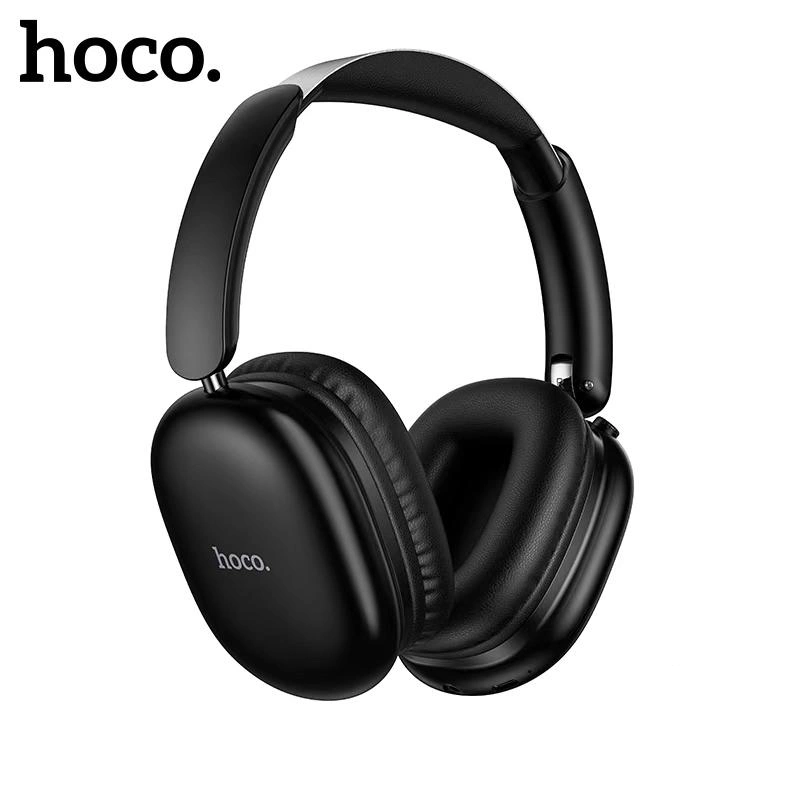 Беспроводные наушники Hoco W73 Graceful, Bluetooth 6.0, AUX, до 45 часов, чёрные