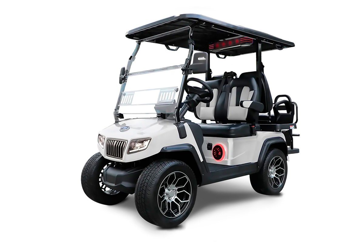 Гольфкар Rutrike Ranger 2+2 Plus (Белый-3283)