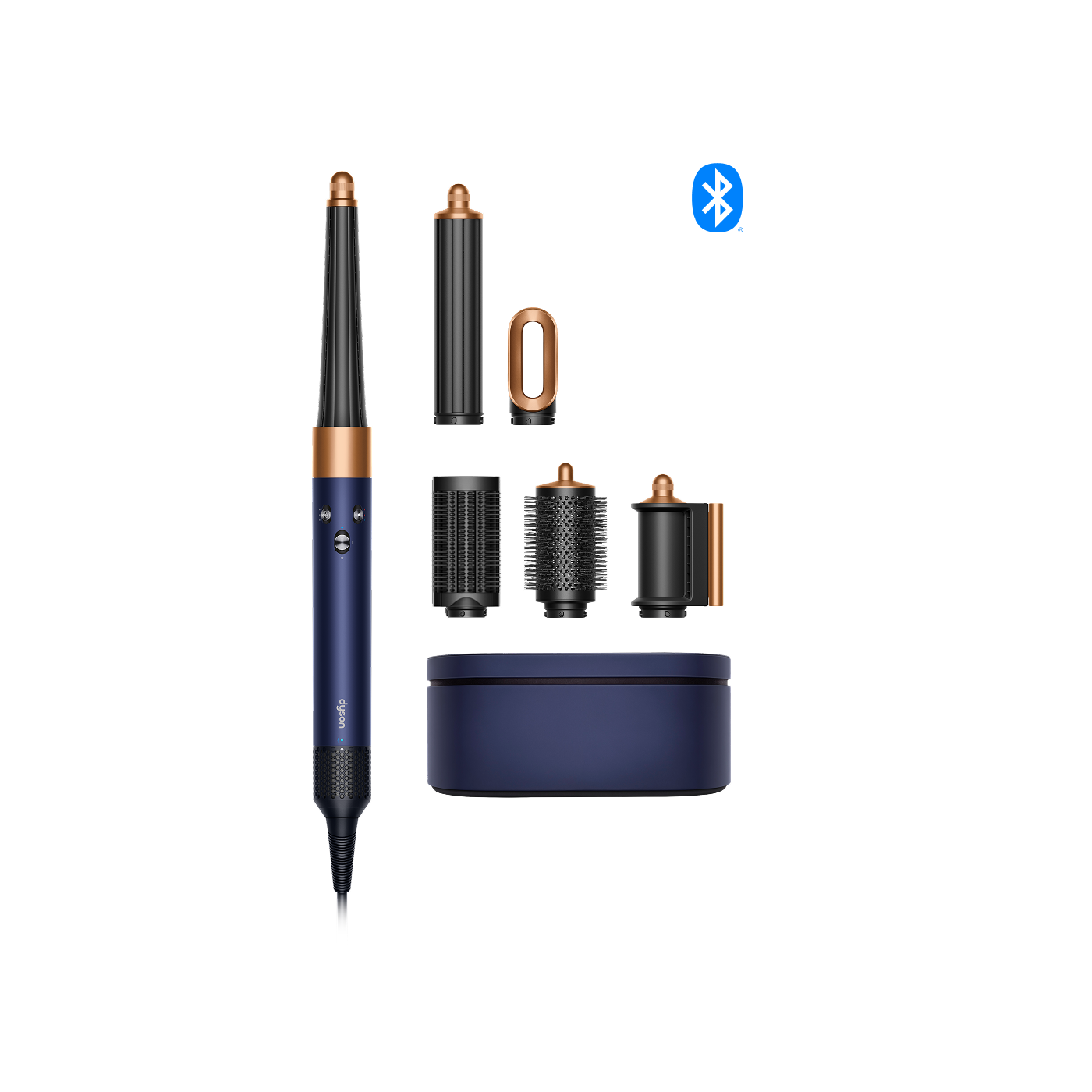 Стайлер Dyson Airwrap i.d. HS08 Straight+Wavy Prussian Blue/Rich Copper (UK)
