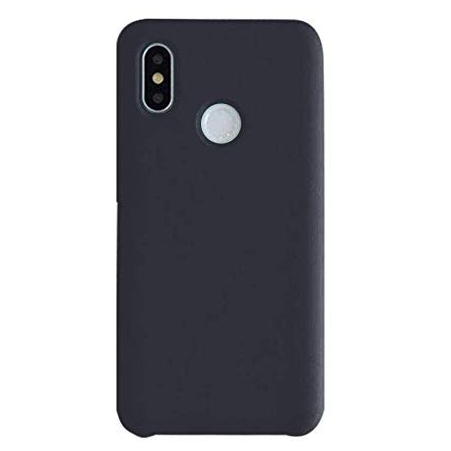 Оригинальный силиконовый чехол-бампер для Xiaomi Mi8 (Черный)