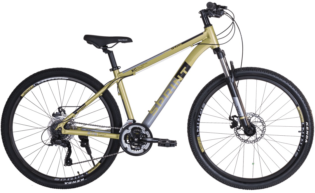 Велосипед TechTeam Sprint 27.5"х16" 2022 Yellow