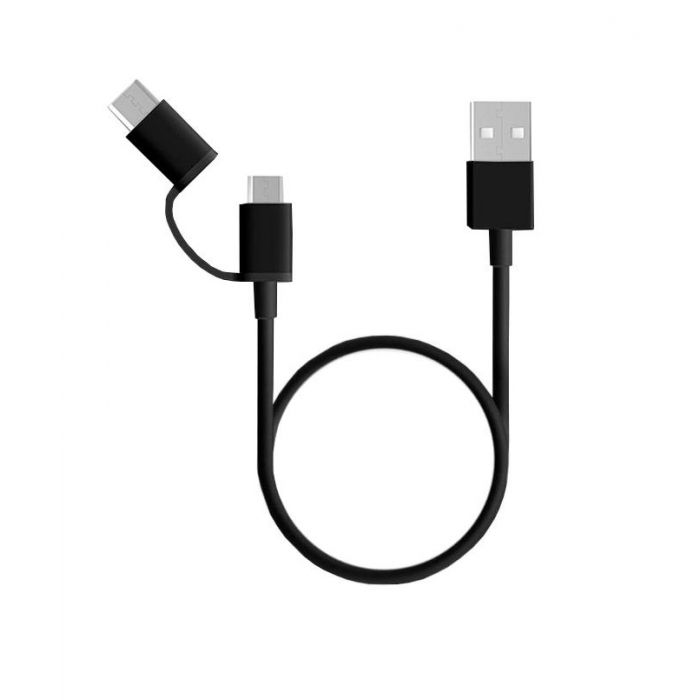 Кабель 2in1 USB Type-C/Micro Xiaomi ZMI 100см (AL501) Black