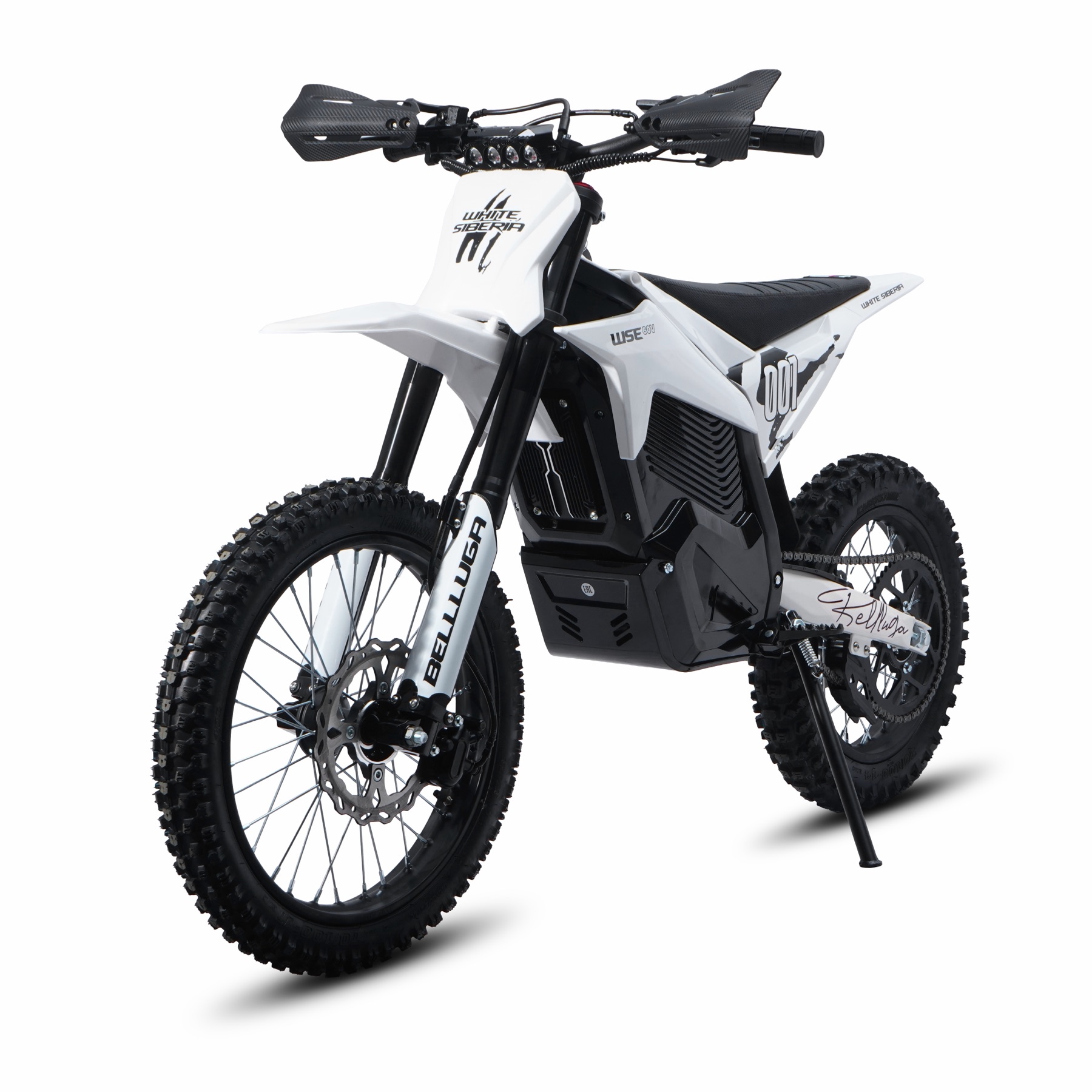 Электромотоцикл WHITE SIBERIA BELLUGA 001 3900W, белый