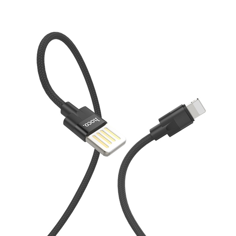 Кабель USB HOCO U55 USB - Lightning 2.4А 1.2 м Черный