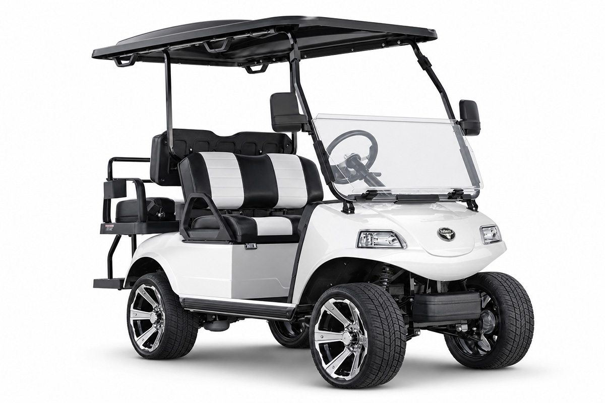 Гольфкар Rutrike Classic 4 (Белый)