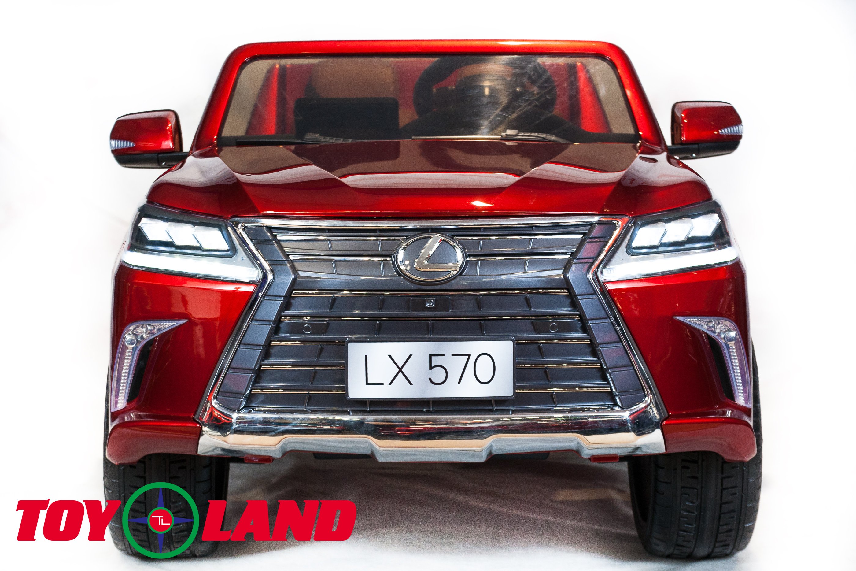 Детский Электромобиль Джип Lexus LX 570 Красный краска (DK-F570 КК) купить  по цене от 44 500 ₽ рублей в интернет магазине Kstore