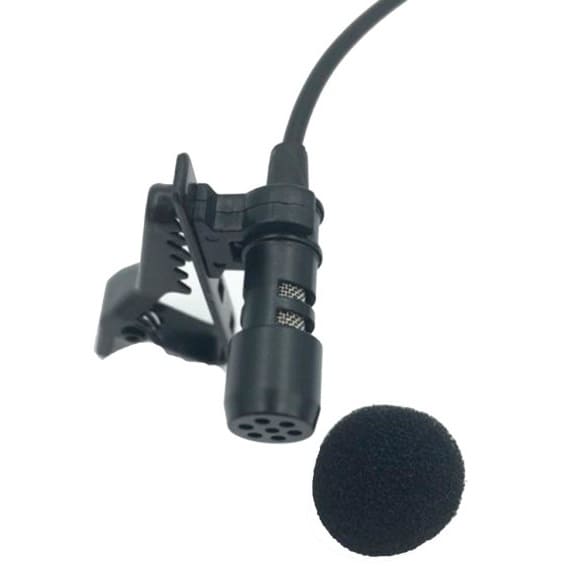 Микрофон петличный CANDC DC-C6DM двойной, Jack 3.5mm, черный