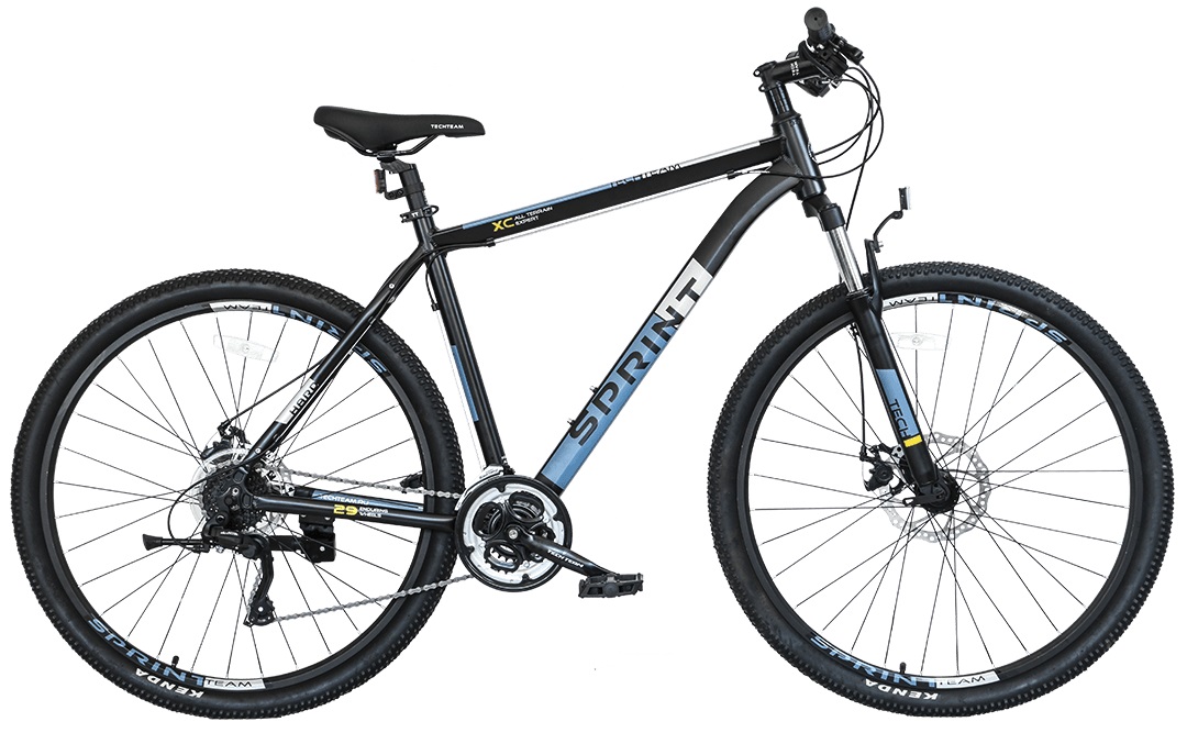 Велосипед TechTeam Sprint 29"х21" 2022 Black/Blue