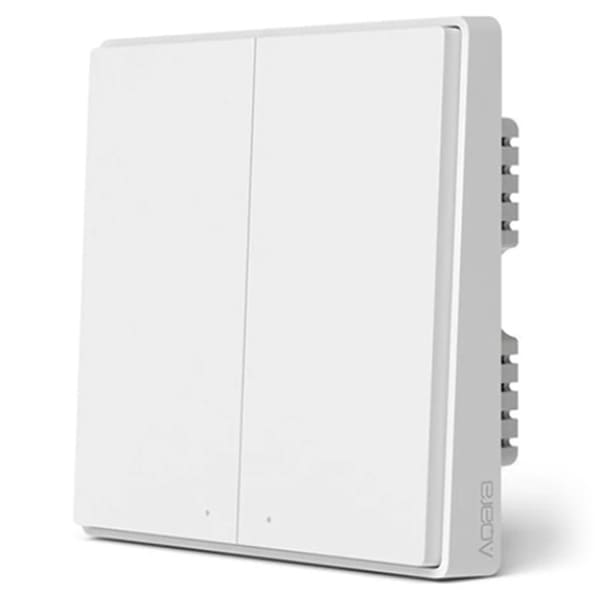 Выключатель Xiaomi Aqara Smart Wall Switch D1 (Двойной без нулевой линии) White (QBKG22LM)