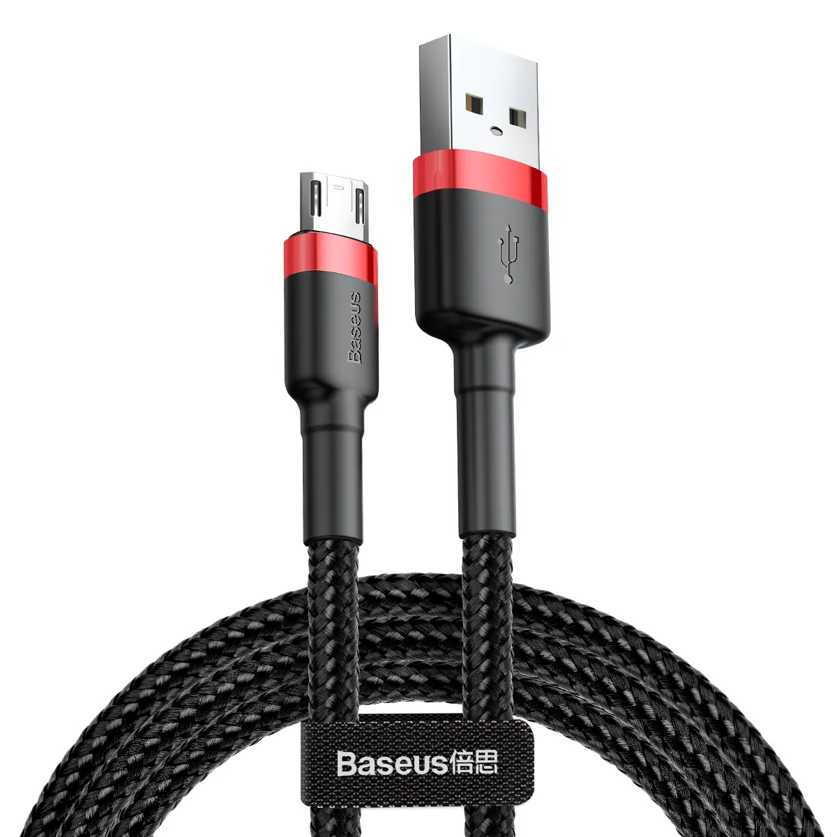 Кабель USB BASEUS Cafule USB - MicroUSB 1.5А 2 м Красно-черный (CAMKLF-C91)