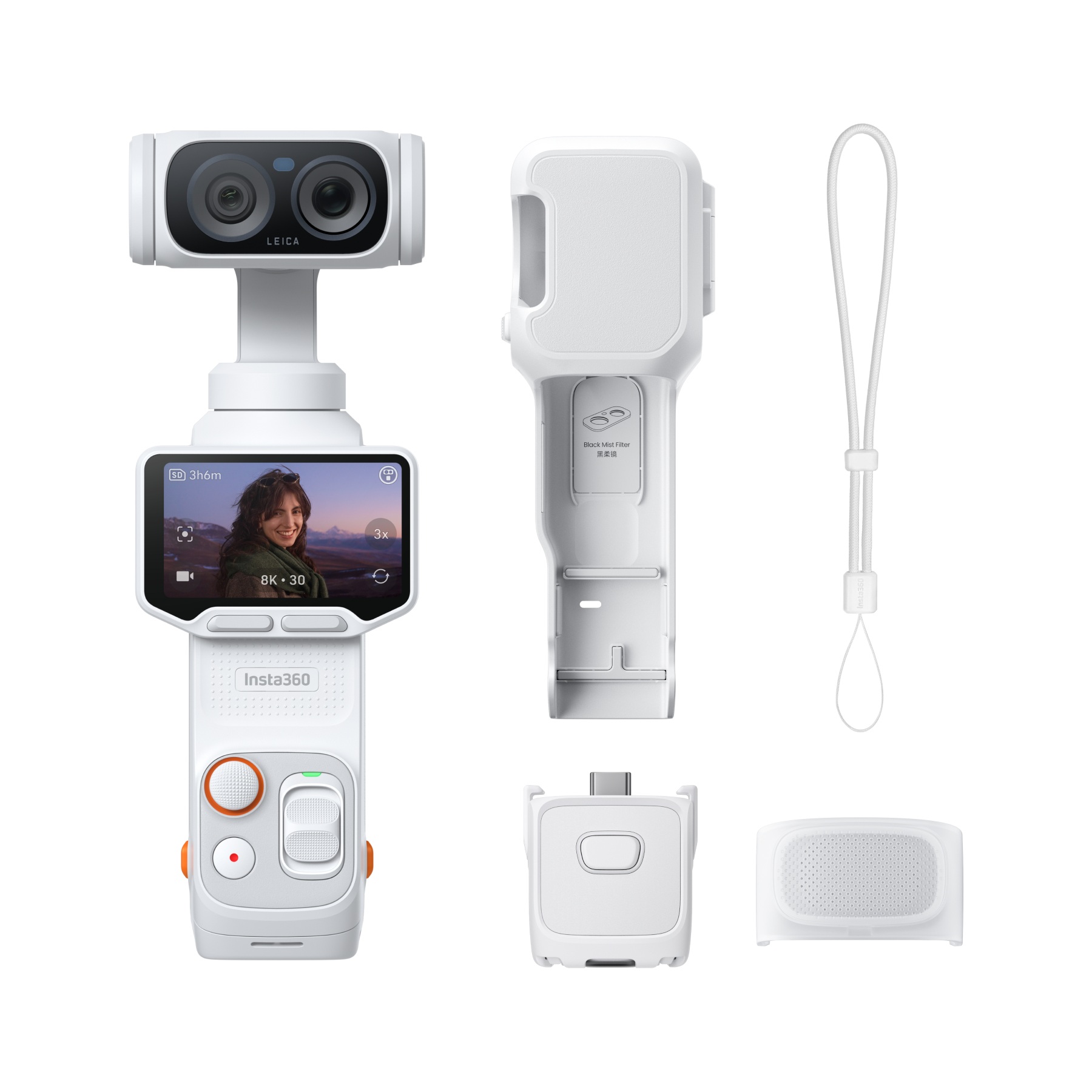 Камера со стабилизатором Insta360 Luna Ultra Standard Bundle, Stellar White (EU) Камера со стабилизатором Insta360 Luna Ultra Standard Bundle, Stellar White (EU)