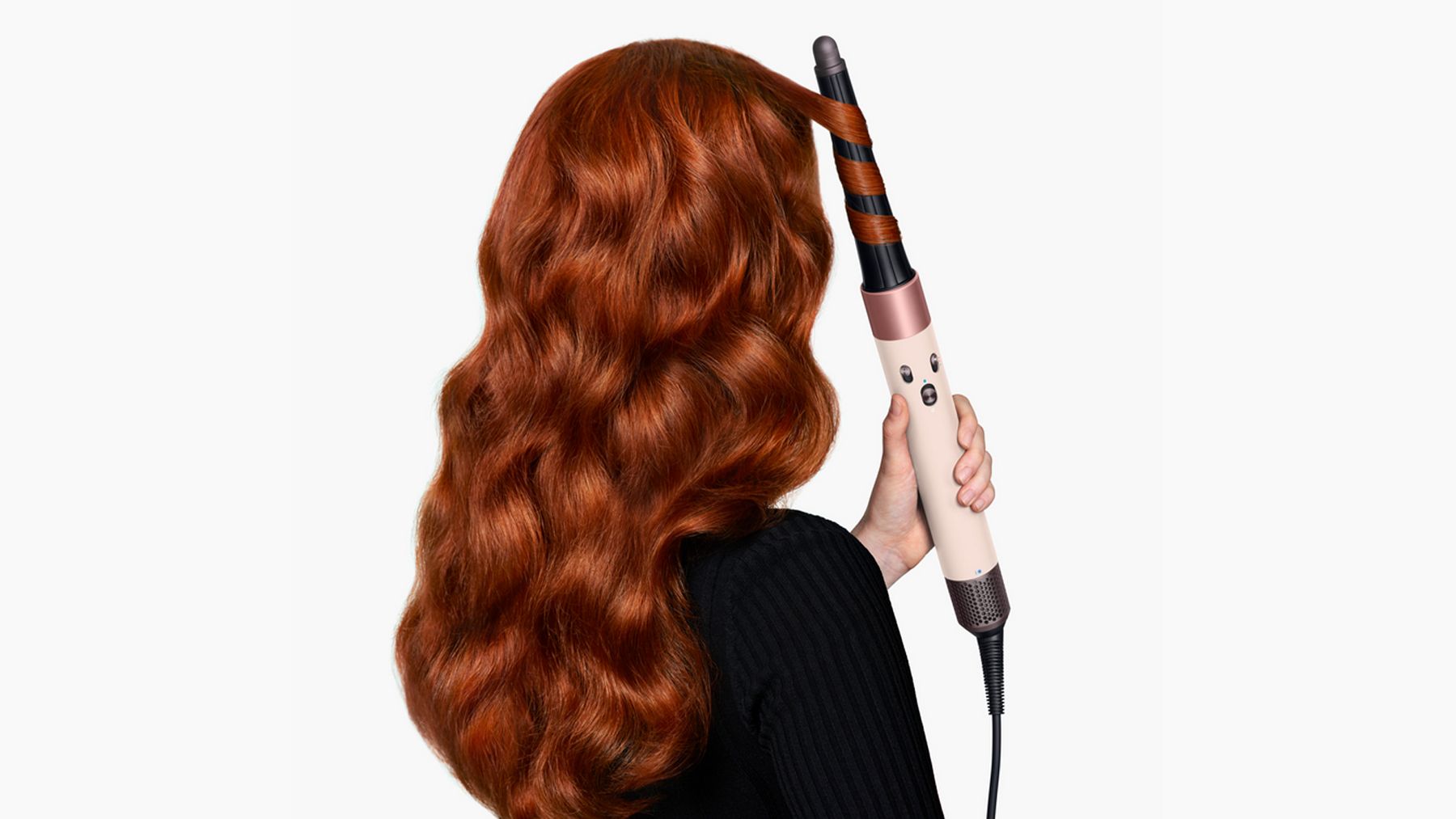 Создание локонов Dyson Airwrap i.d. Amber Silk
