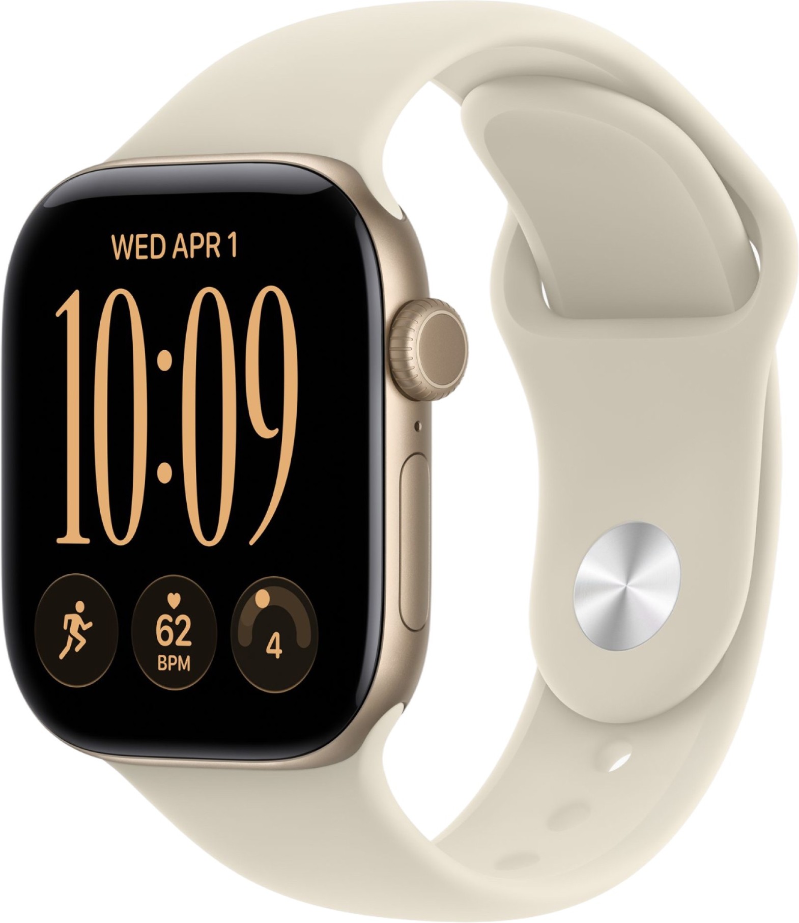 Apple Watch Series 12 46 мм Алюминий Light Gold GPS — фото 1