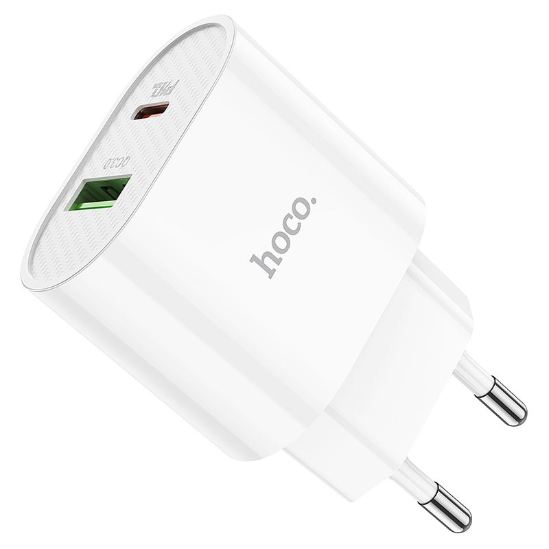 Сетевое зарядное устройство Hoco C95A PD 20W QC3.0  2 выхода USB и Type-C