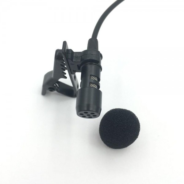 Микрофон петличный CANDC DC-C3DM двойной, Type-C, 6 м, черный
