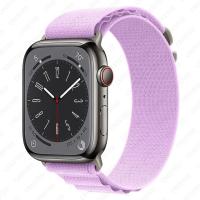 Ремешок нейлоновый Alpine Loop для Apple Watch 42/44/45/49 мм, 235мм, на застежке, лиловый