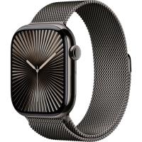 Apple Watch Series 10 GPS + Cellular 46mm Slate Titanium Case with Slate Milanese Loop S/M (MC7R4)