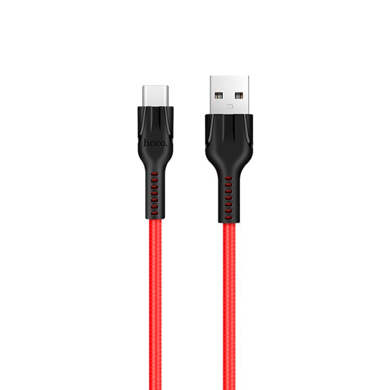 Кабель USB HOCO U31 Benay, USB - Type-C, 2.4А, 1 м, красный