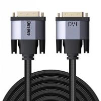 Кабель DVI BASEUS Enjoyment DVI Male To DVI, 1 м, темно-серый