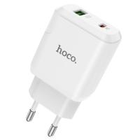 Зарядное устройство Hoco N5 USB + Type-С 20w Белый