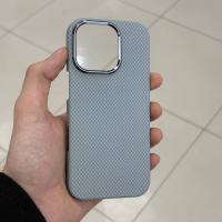 Чехол Mobikas Armor Grid Kevlar IPhone 16 Pro Light Gray