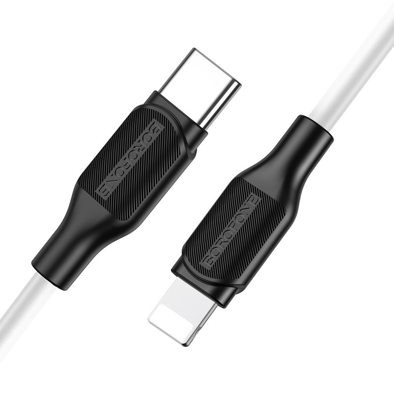 Кабель USB Borofone BX42 Encore, Type-C - Lightning 2.4A, 1м, белый