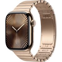 Apple Watch Series 10 GPS + Cellular 42mm Gold Titanium Case with Gold Link Bracelet (MX0N3+MXMC3)