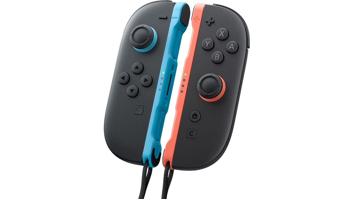 Комплект контроллеров Nintendo Joy-Con 2, светло-голубой (L) / светло-красный (R), японская версия