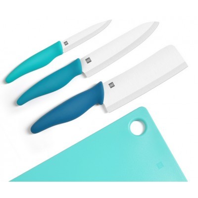Набор керамических ножей с разделочной доской Xiaomi Huohou Ceramic Knife Chopping Block Kit (HU0020)