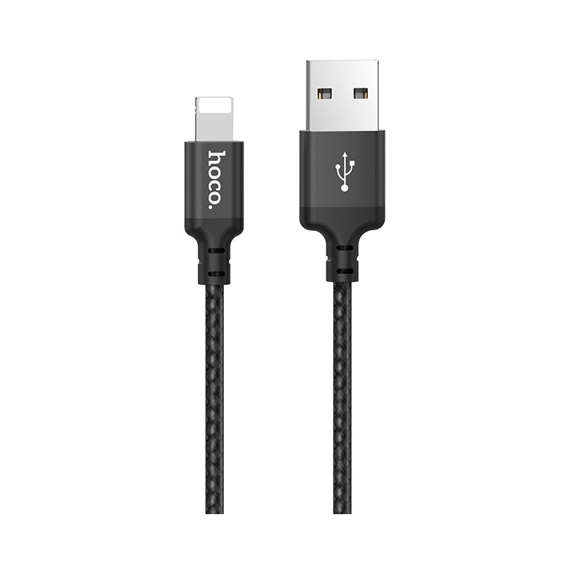 Кабель USB HOCO X14 Times speed USB - Lightning 2А, 2 м Черный