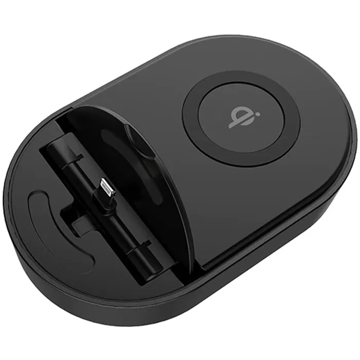 Беспроводное зарядное устройство TOTU CACW-02 Multifunction + Кабель USB-Micro (Черный)