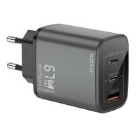 Блок питания Noxo 3 Port 67W PD&QC 3.0 GaN Charger CHN-P-2