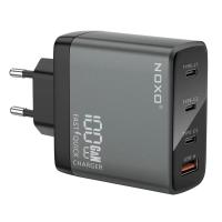 Блок питания Noxo 4 Port 100W PD&QC 3.0 GaN Charger CHN-P-3