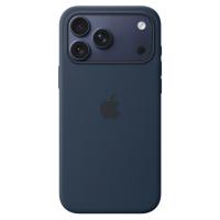 Чехол Silicone Case MagSafe совместим с ремешком через плечо 17 Pro Max Blue