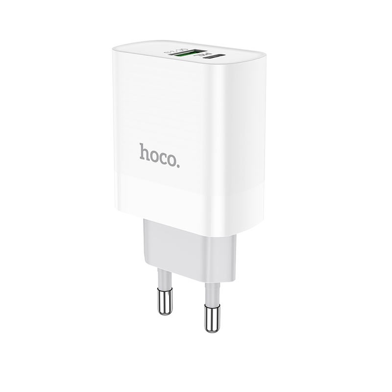 Сетевое зарядное устройство HOCO C80A 20W Type-C/USB (Белый)