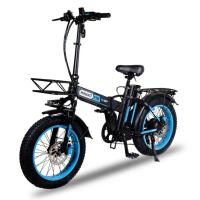 Электровелосипед Minako F10 PRO 15Ah Синий (спицы)