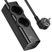 Удлинитель Hoco NS10 2m (3 type-C 1 USB-A)