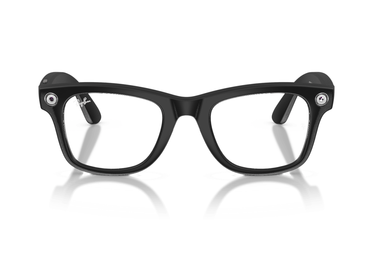 Умные очки Ray-Ban Meta Wayfarer RW4012, Matte Black / Transitions Gray, L