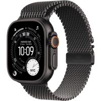 Apple Watch Ultra 3 GPS + Cellular 49mm Black Titanium Case with Black Titanium Milanese Loop Medium (MF1Q4)