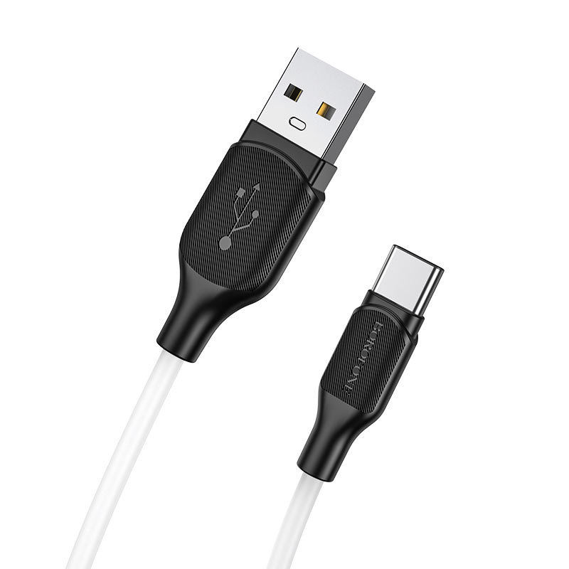 Кабель USB Borofone BX42 Encore, USB - Type-C, 3A, 1м, белый