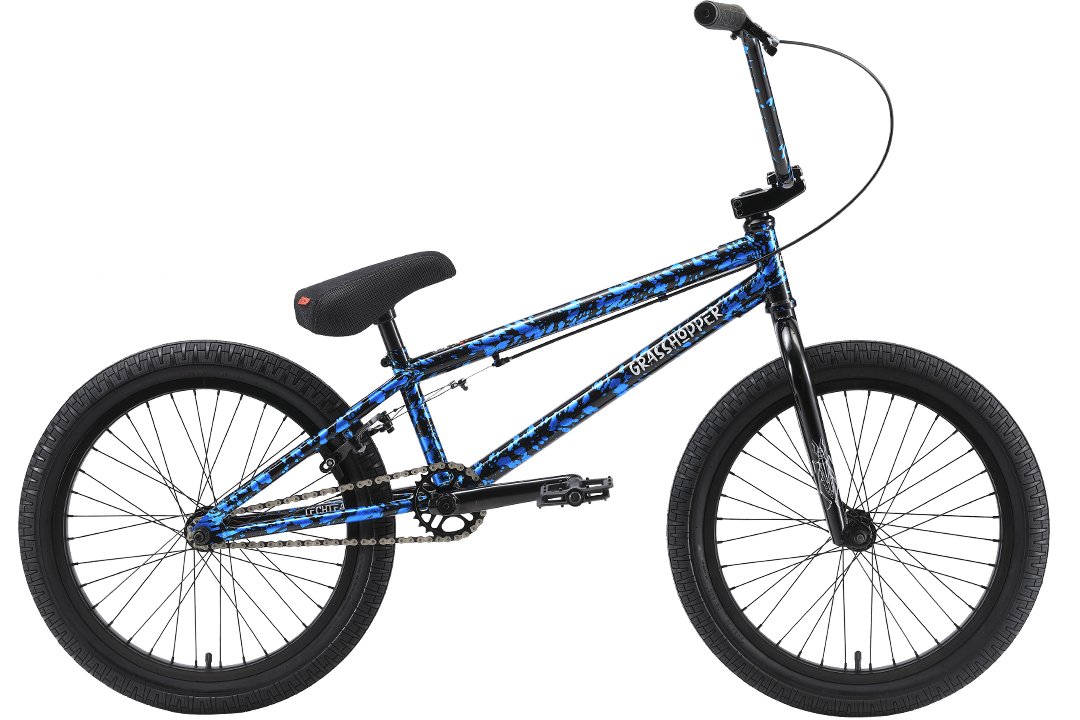 Велосипед TechTeam BMX TT Grasshopper 20"х20.5" 2020 Сине-черный