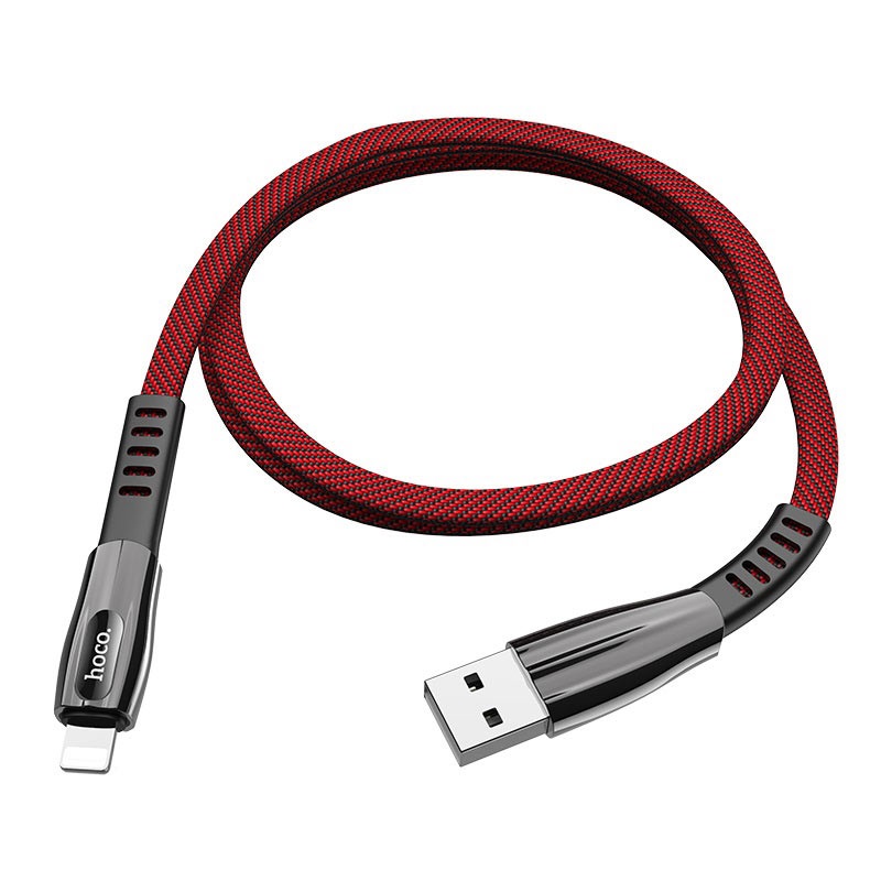 Кабель USB HOCO U70 Splendor USB - Lightning 2.4A 1.2 м красный