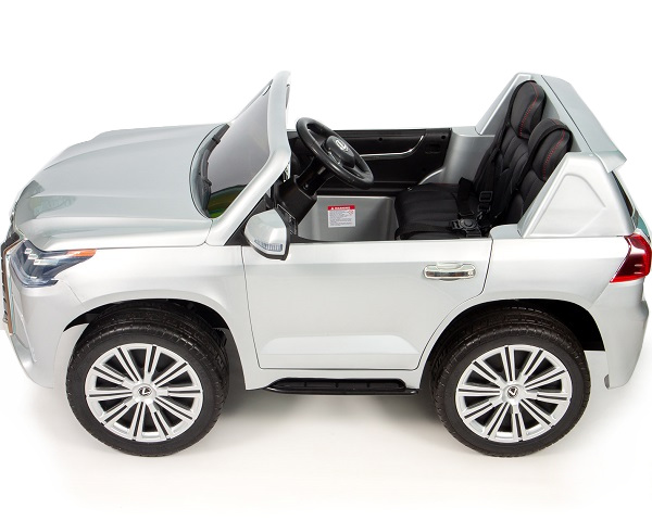 Детский электромобиль Lexus LX570 BK - F570 Серебро(краска)