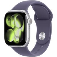Apple Watch Series 11 GPS 42mm Silver Aluminium Case with Purple Fog Sport Band - S/M