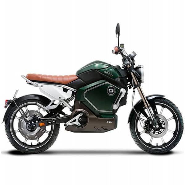 Электромотоцикл Xiaomi Super Soco TC 1500W 60V30ah Зеленый