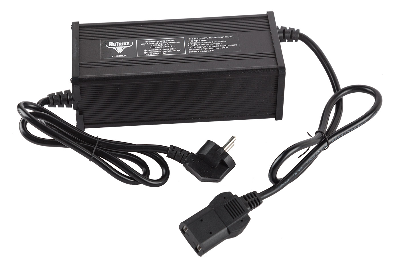 Зарядное устройство Rutrike для LiFePo4 аккумуляторов 72V50AH (87.6V 12А)