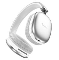 Беспроводные наушники накладные Hoco W35, Bluetooth, 400 мАч, серебристый