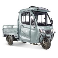 Грузовой электротрицикл Rutrike КАРГО Кабина 1500 60V1000W Серый