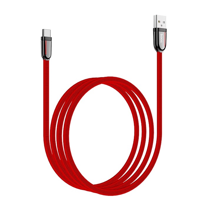 Кабель USB HOCO U74 Grand USB - Type C 3А 1.2м (Красный)