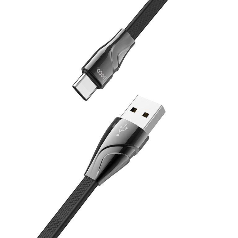 Кабель USB Hoco U57 USB - Type-C 3.0A 1.2m черный